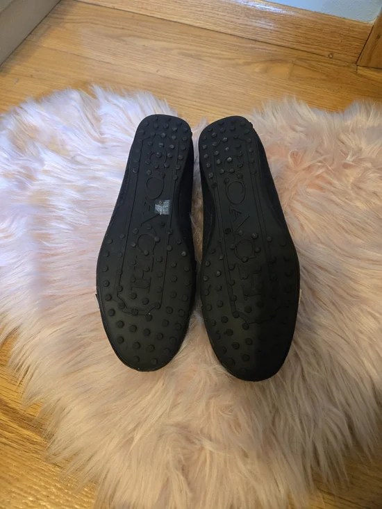 Coach Black Signature Patent Trim Loafers for Women - Picture 4 of 6